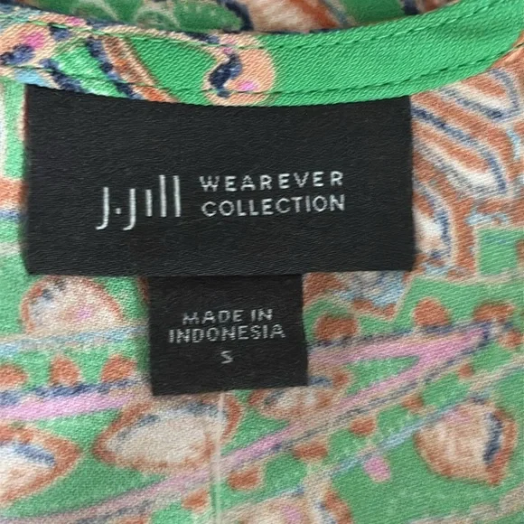 J. Jill Wearever Princess Seamed Midi Dress in Leaf Green - NEW - Size Small - Picture 7 of 10